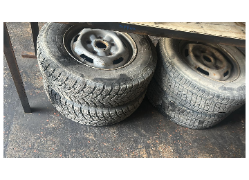 Ford transit çıkma jant lastik takım
