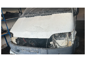Ford transit t12/t15 çıkma ön kaput beyaz